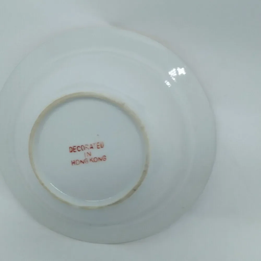 Chinoiserie Fitzhugh Pattern Green And Gold 6 1/4